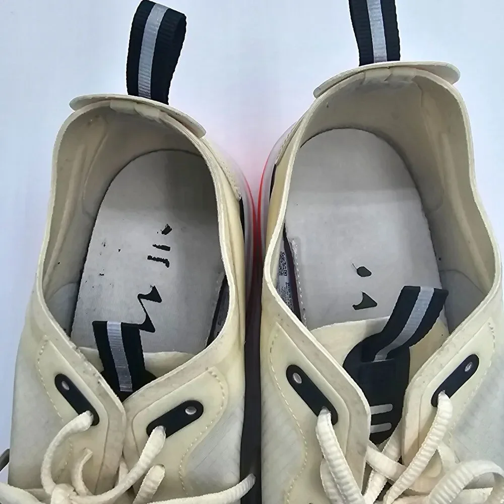 Nike Air Max Dia Women 8.5 Cream Black Coral Cushioned Sneakers - Picture 10 of 11